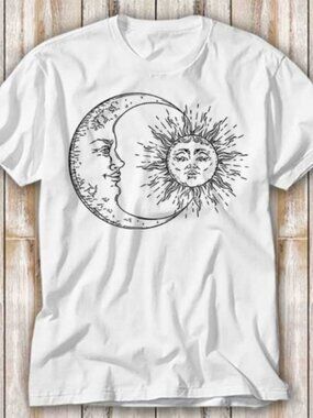 The Moon & The Sun Antique Crescent Sun T-Shirt
